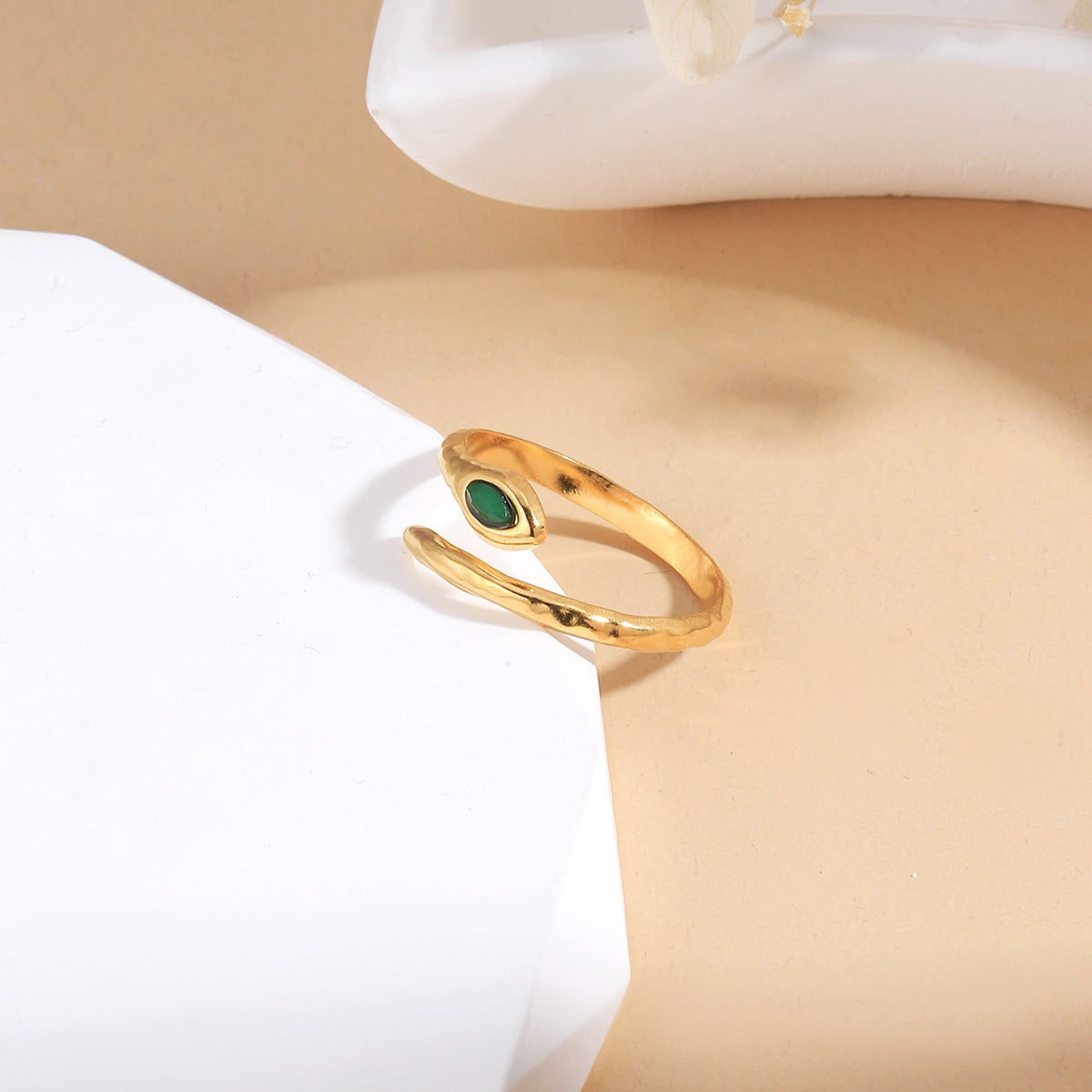 18K Gold Plated Snake Rings