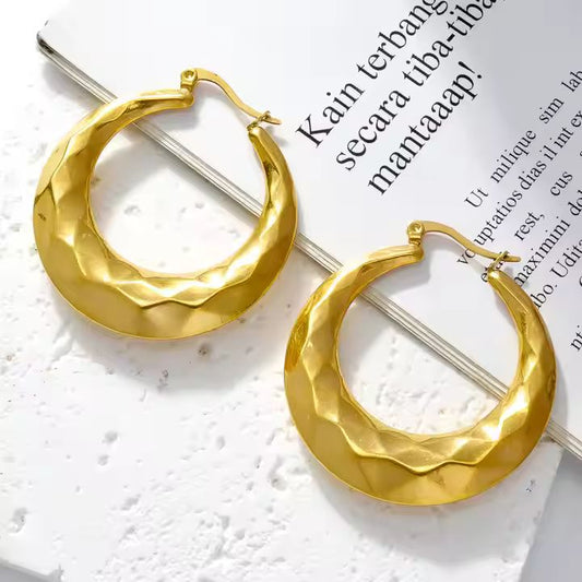 C Shape Earrings