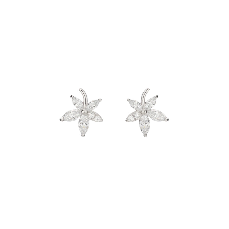 14K Gold Plated 925 Sterling Silver Ear Studs