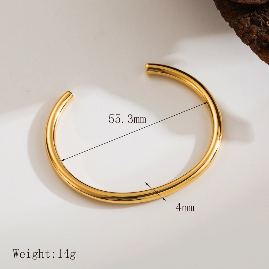 14K Gold Plated Bangle