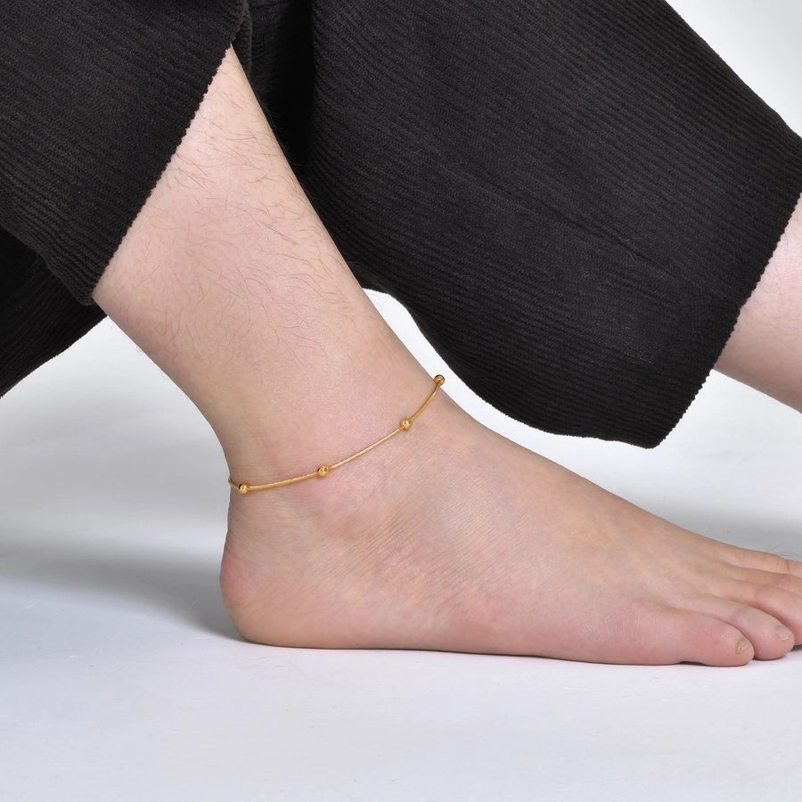 18K Gold Plated Women's Anklet