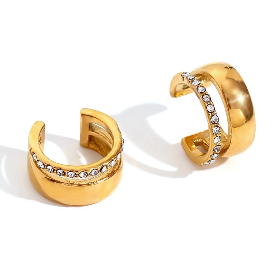 18k gold plated ear cuffs