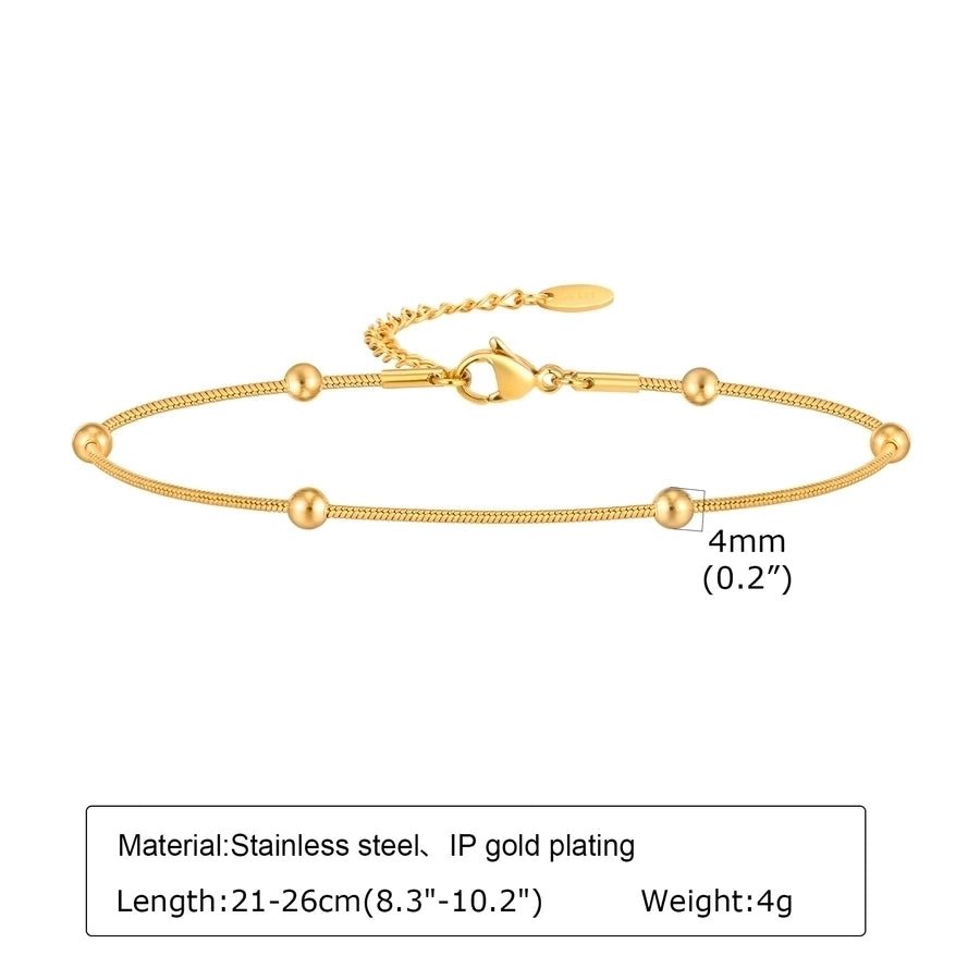 18K Gold Plated Women's Anklet