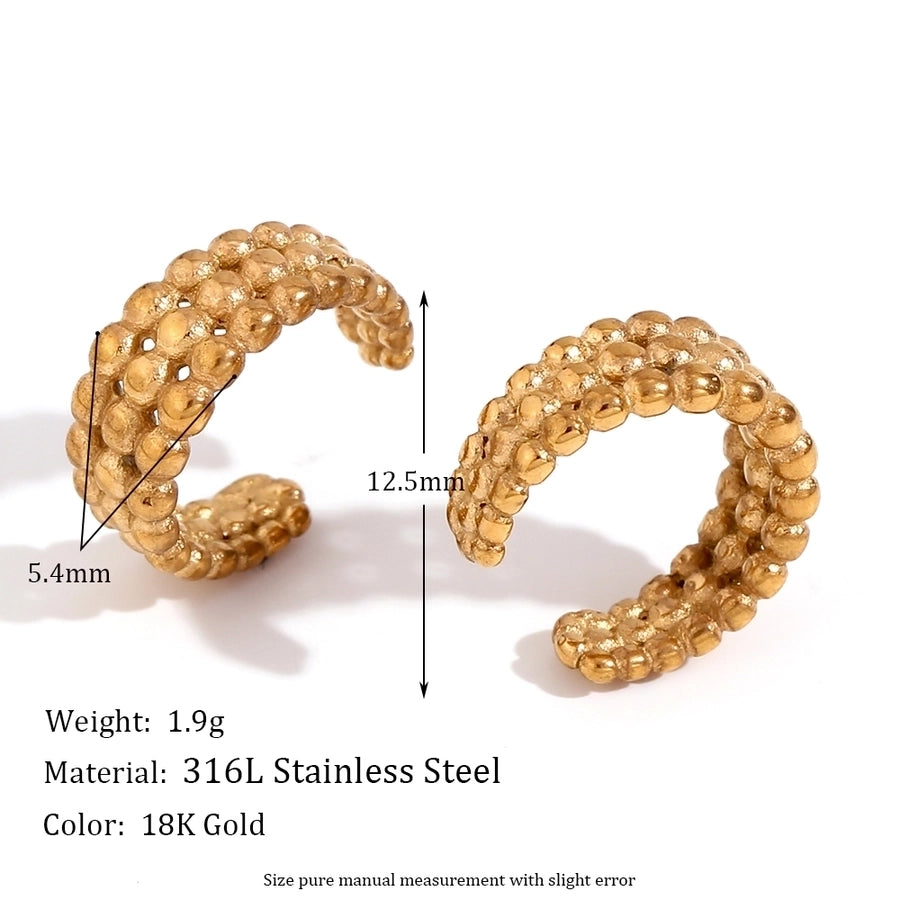 18k gold plated ear cuffs