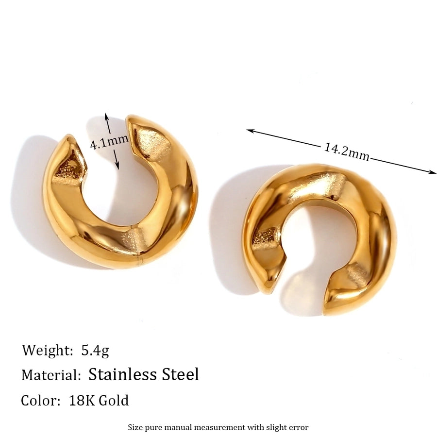 18k gold plated ear cuffs