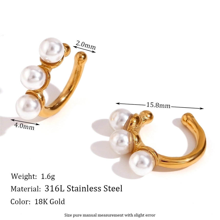 18k gold plated ear cuffs