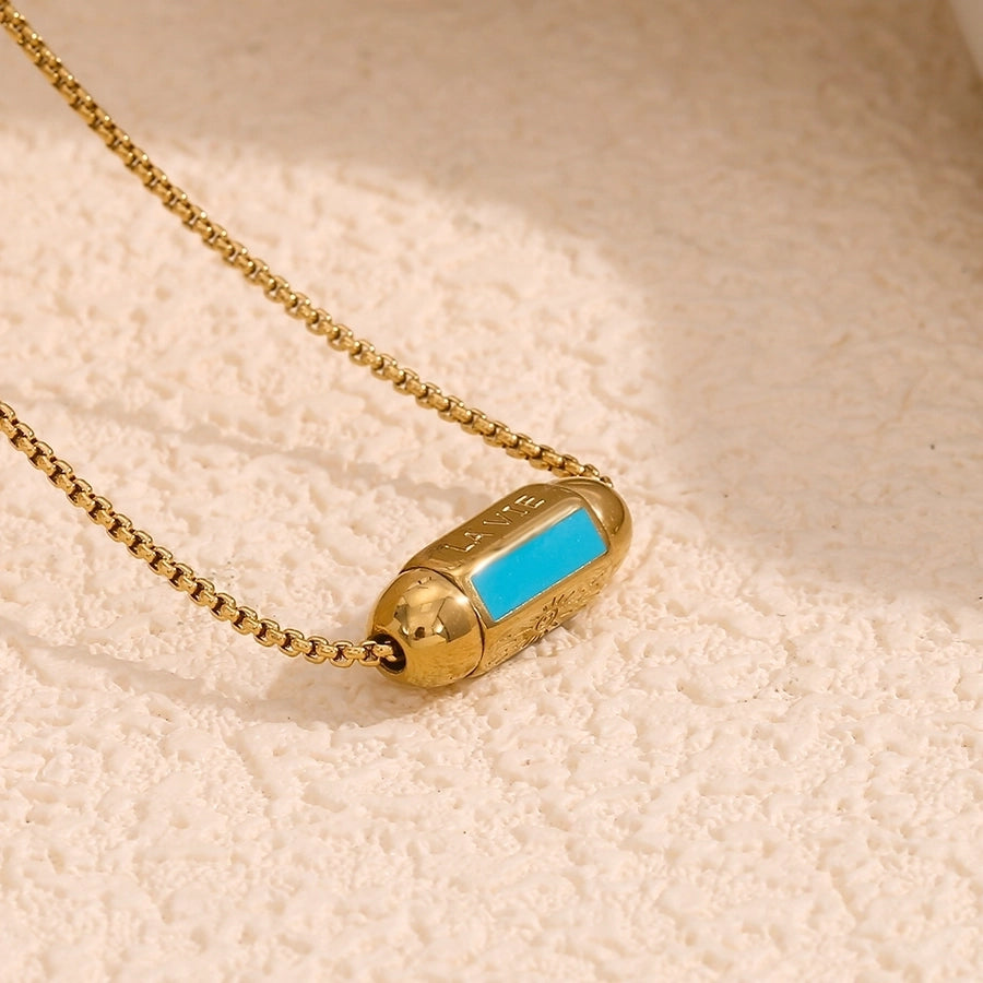 Simple Style Geometric Pendant Necklace