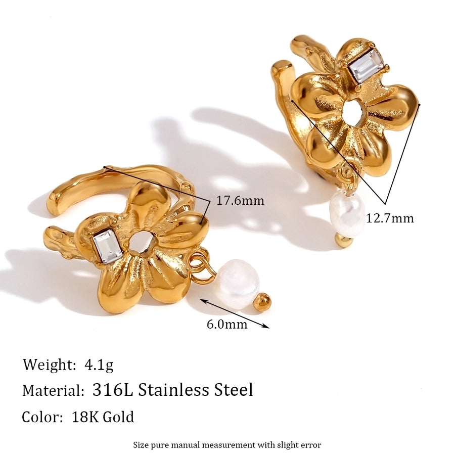 18k gold plated ear cuffs