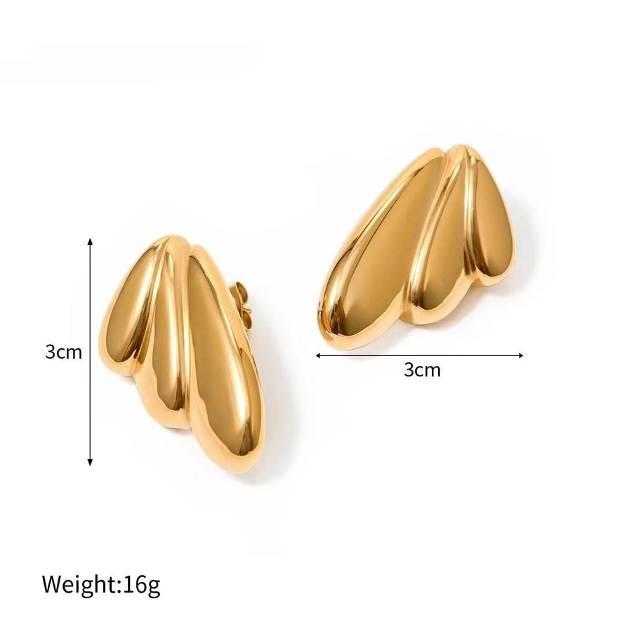 18K Gold Plated Ear Studs