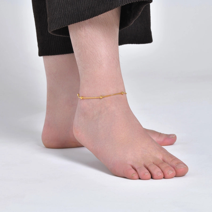 18K Gold Plated Women's Anklet