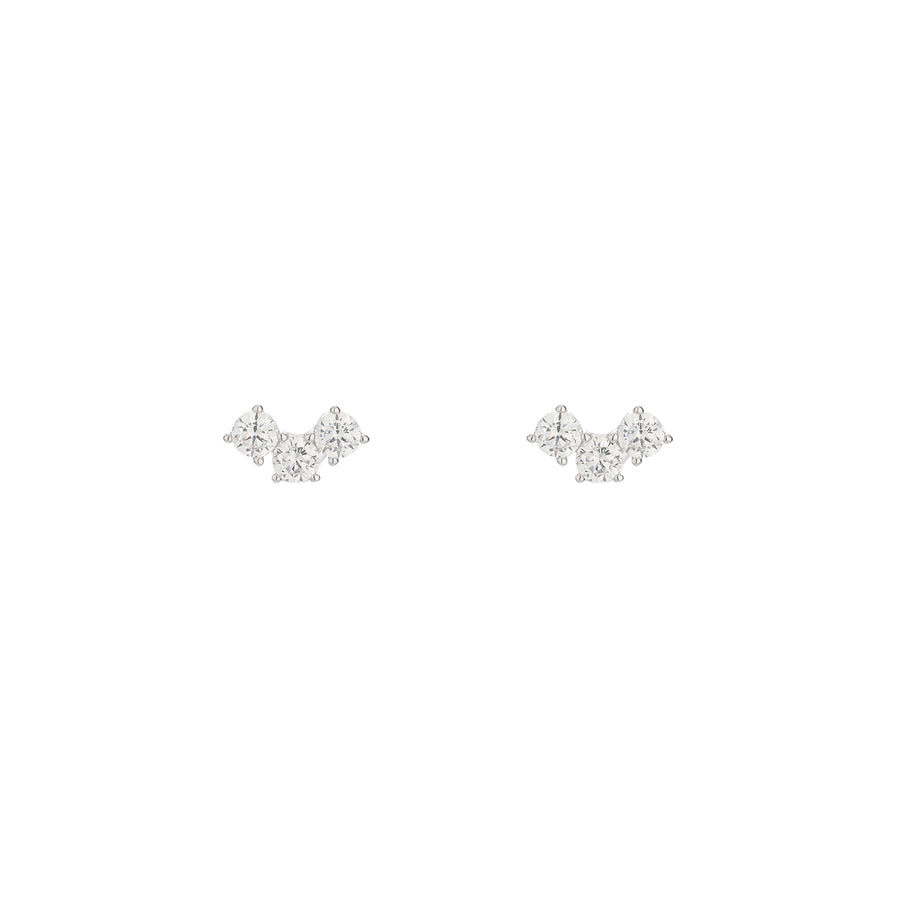 14K Gold Plated 925 Sterling Silver Ear Studs