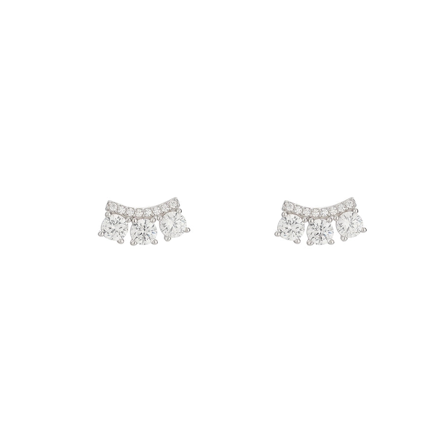 14K Gold Plated 925 Sterling Ear Studs