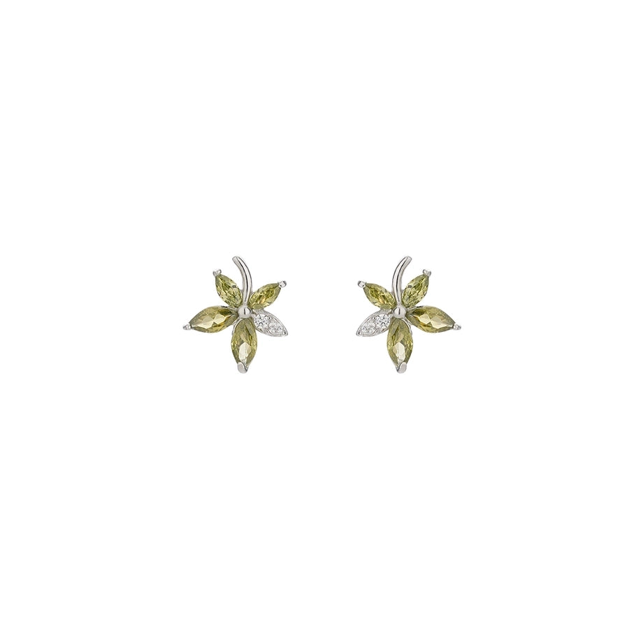 14K Gold Plated 925 Sterling Silver Ear Studs